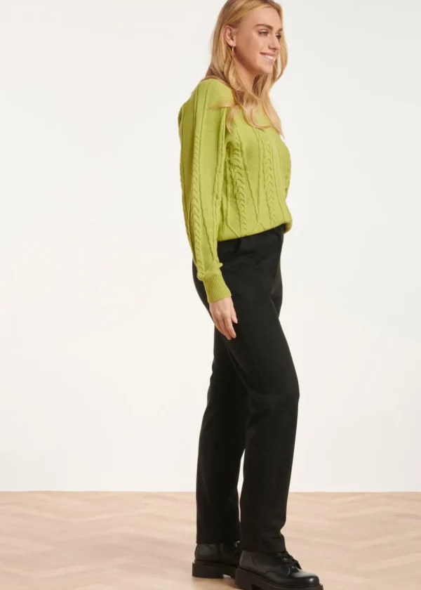 Smashed Lemon Rise and Shine Sweater Light Green