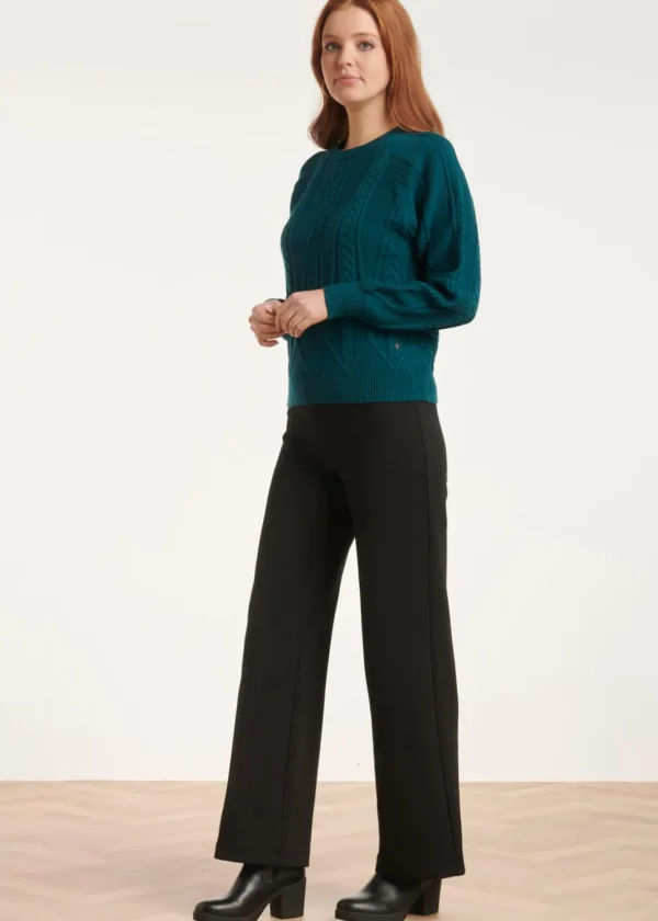 Smashed Lemon Rise and Shine Sweater Petrol