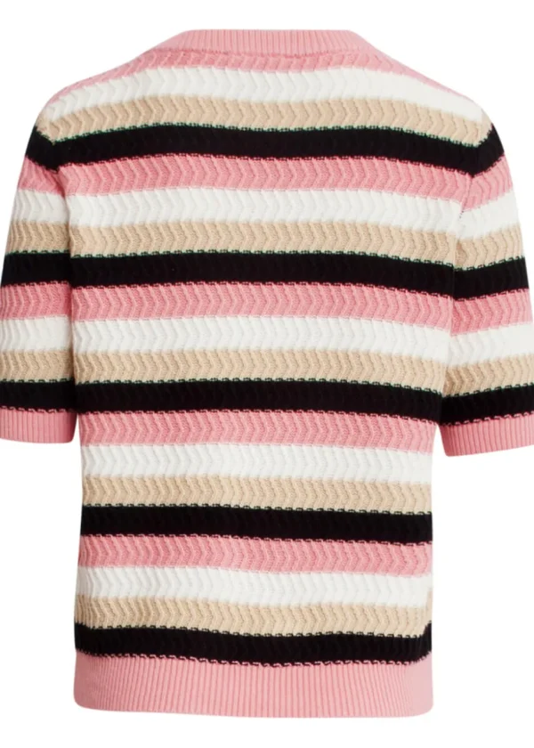 Smashed Lemon Sunday Funday Knitted Top Pink Multi