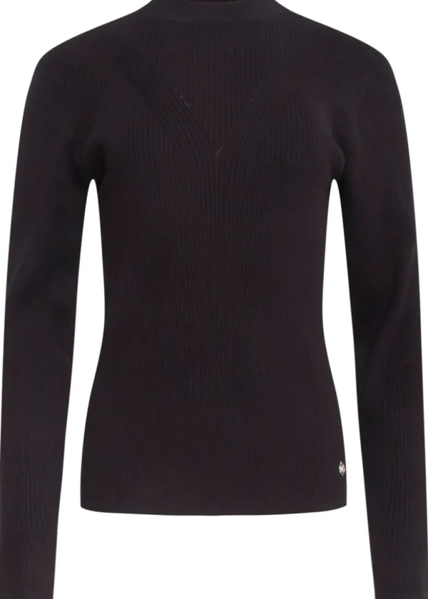 Smashed Lemon V-Shaped Love 60's Jumper Black