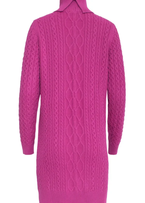 Smashed Lemon Wanna Hug Knit Dress Cherise Pink