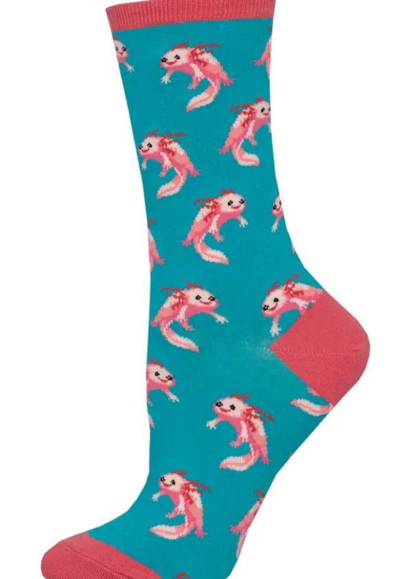 Socksmith Axolotl Socks Teal