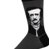 Socksmith Edgar Allan Poe Socks Grey