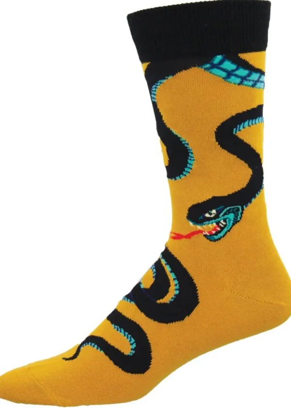 Socksmith Slither Me Timers Snake Socks Yellow