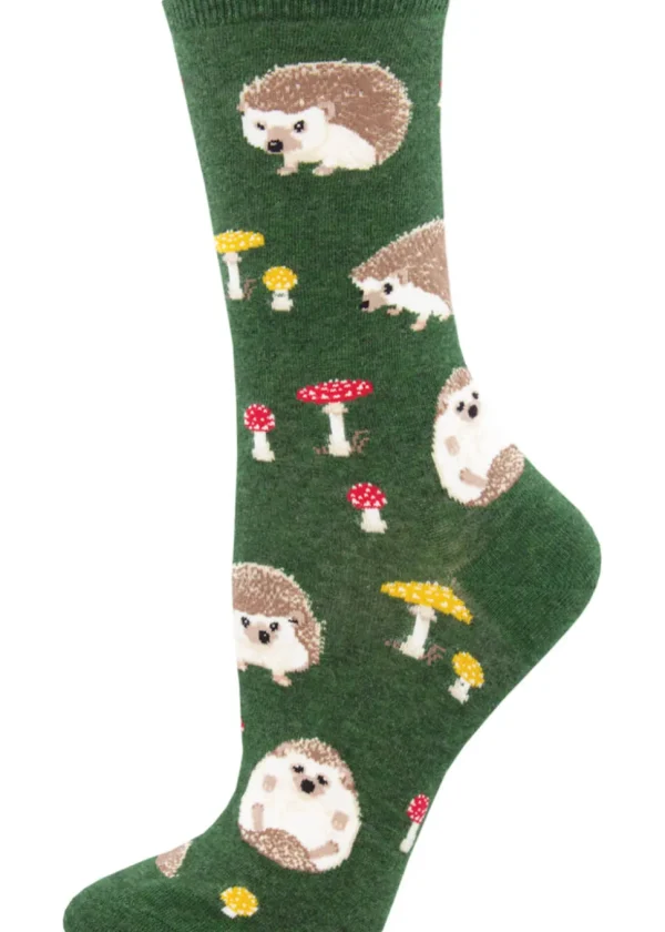 Socksmith Slow Poke Hegdehog Socks Green
