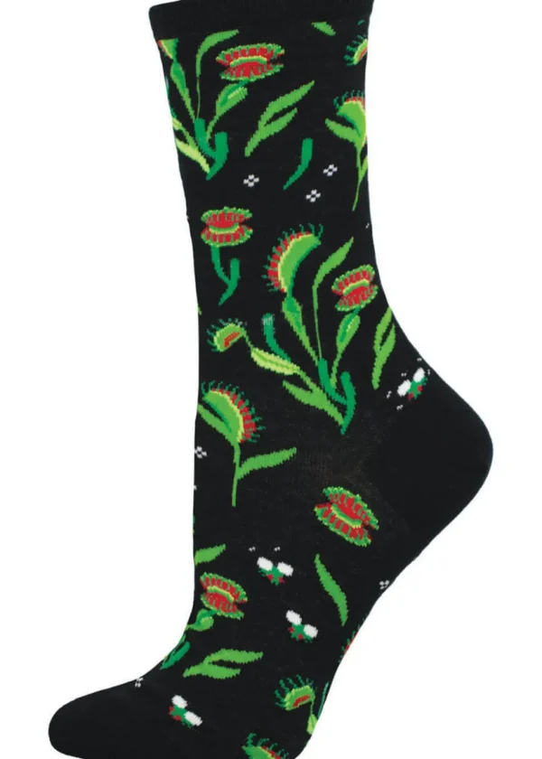 Socksmith Venus Fly Trap Socks Black