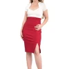 Steady Clothing Cora 50's Pencil Skirt Red