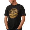 Steady Clothing Mens Sun Records Distressed Logo T-Shirt Black