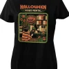 Steven Rhodes Halloween Video Rental Girly T-Shirt Black