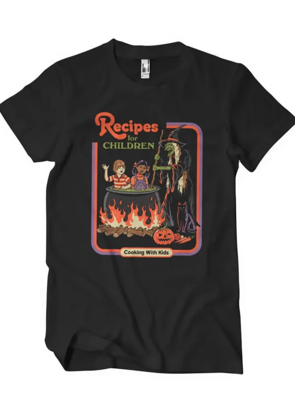 Steven Rhodes Recipes For Children T-Shirt Black