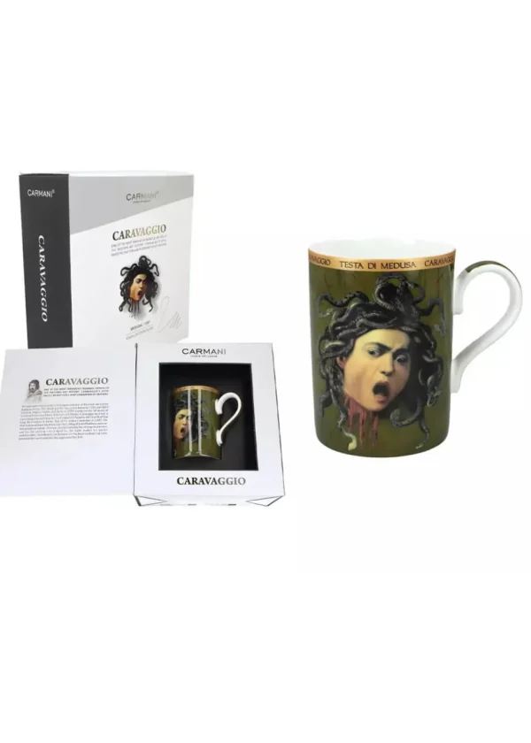 Succubus Art Mug de Caravaggio Medusa's Mug Green