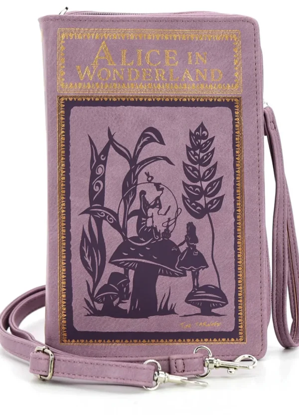 Succubus Bags Alice in Wonderland Book Shoulderbag Purple