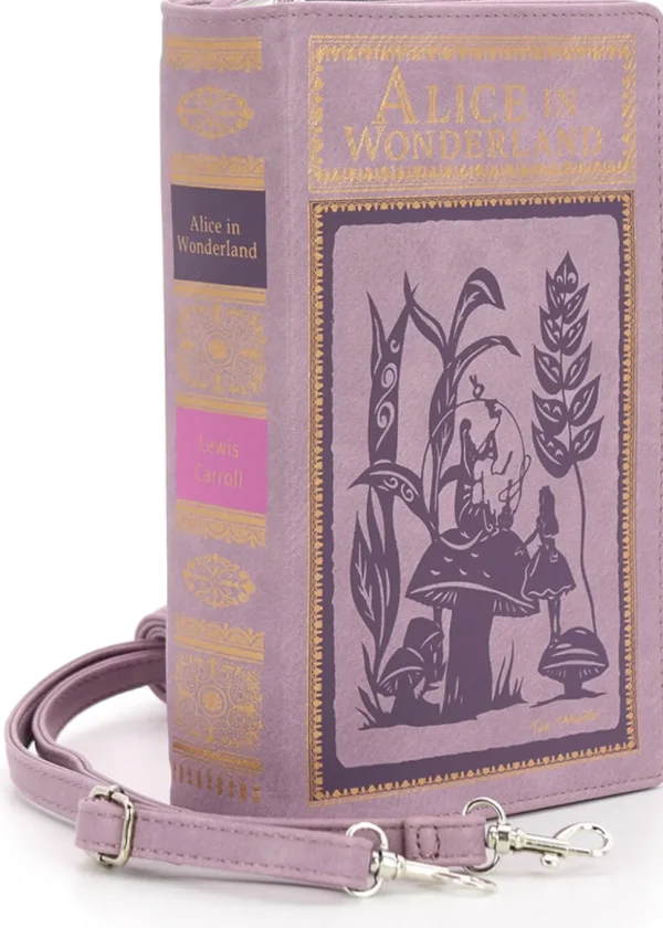 Succubus Bags Alice in Wonderland Book Shoulderbag Purple