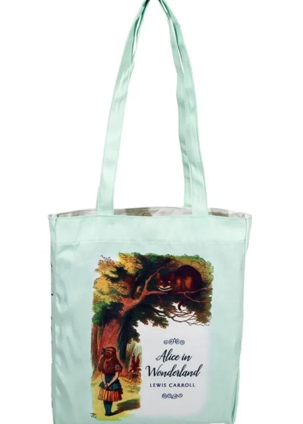Succubus Bags Alice In Wonderland Lewis Caroll Book Tote Bag