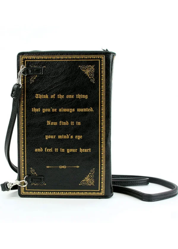 Succubus Bags Beauty and the Beast Book Shoulderbag Black