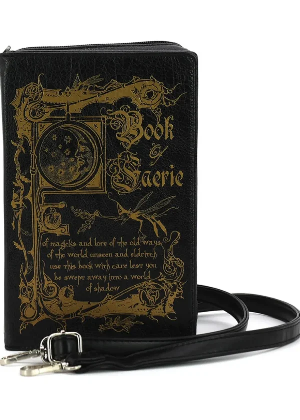 Succubus Bags Book of Fairies Book Shoulderbag Black