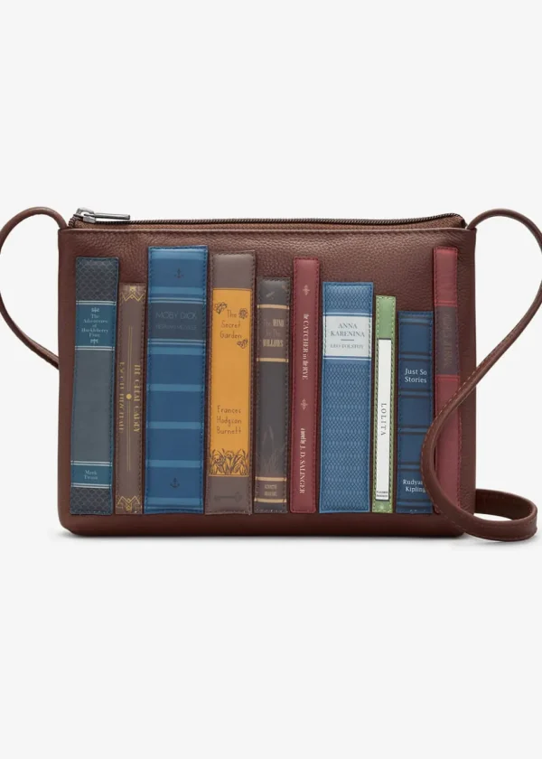 Succubus Bags Books Classic Bookworm Leather Shoulderbag Brown