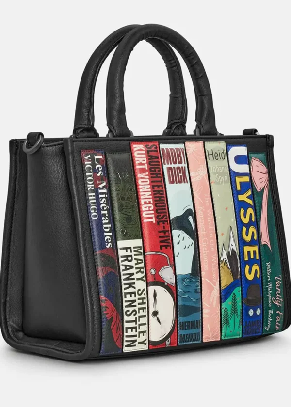Succubus Bags Books Classic Bookworm Vegan Grab Bag Black