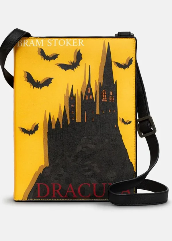 Succubus Bags Books Dracula Vegan Crossbody Bag Black