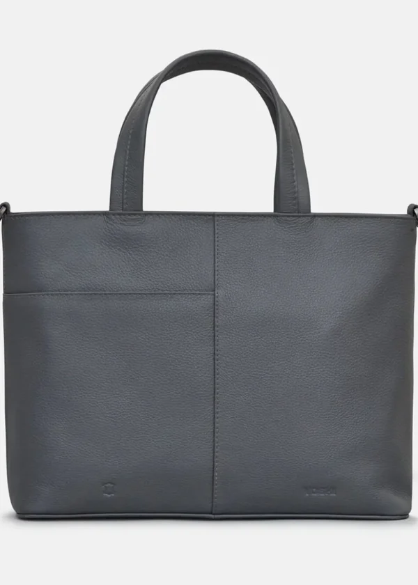 Succubus Bags Books Emily Bronte Bookworm Leather Grab Bag Grey