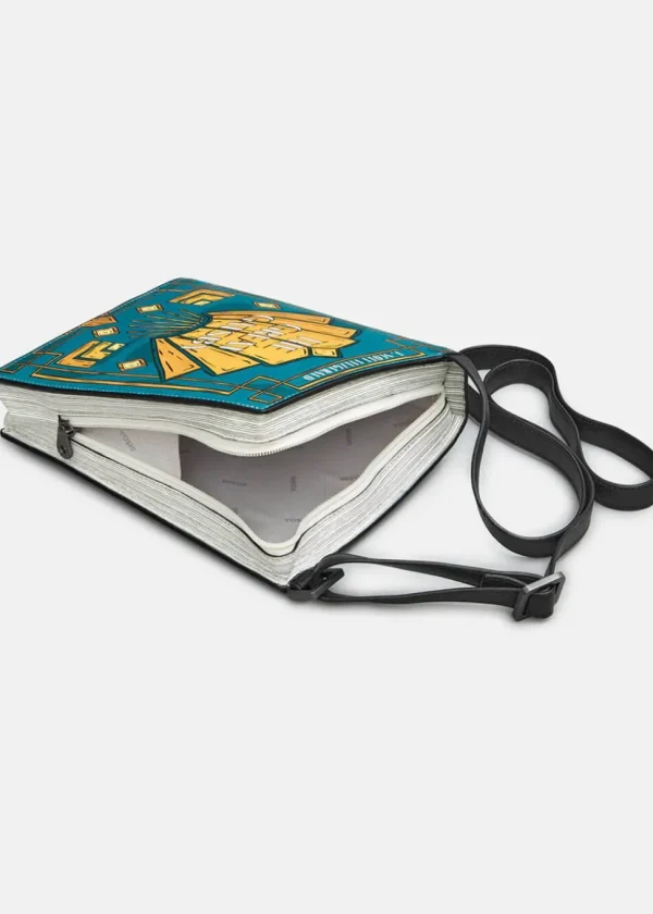 Succubus Bags Books Great Gatsby Vegan Crossbody Bag Black