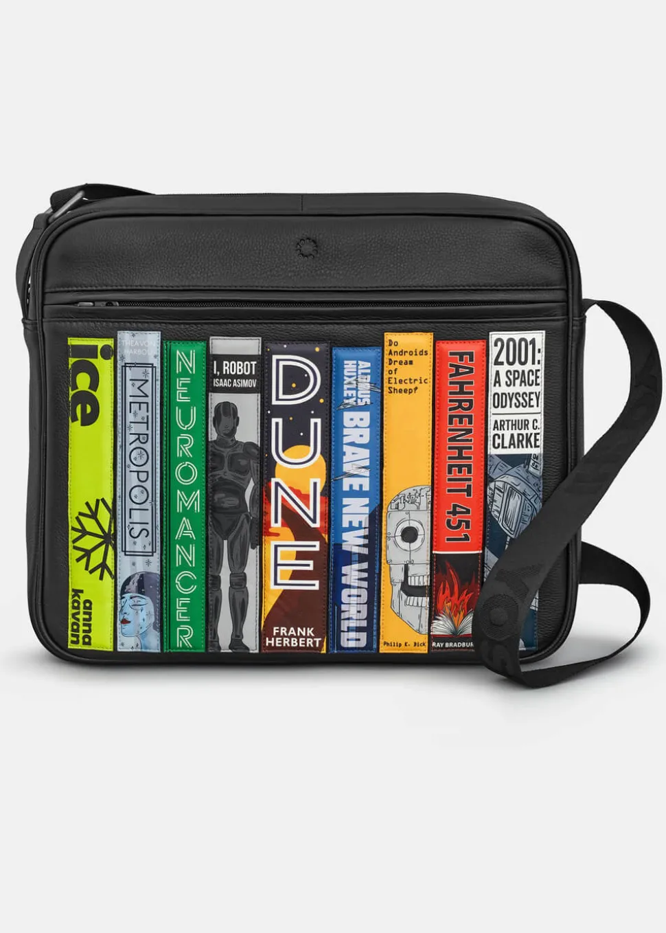succubus_bags_books_scifi_0-2.webp Succubus Bags Books Sci-Fi Bookworm Messenger Bag Black