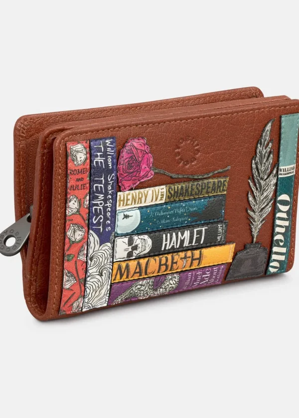 Succubus Bags Books Shakespeare Bookworm Leather Wallet Black