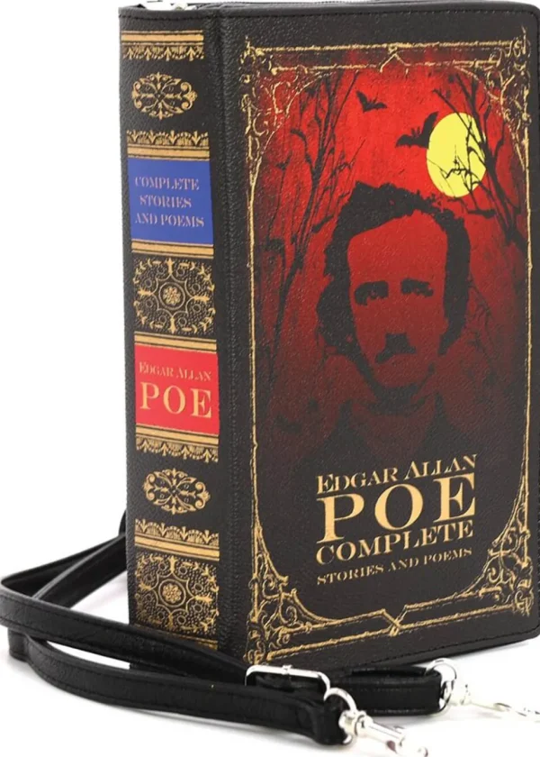 Succubus Bags Edgar Allan Poe Complete Book Shoulderbag Black