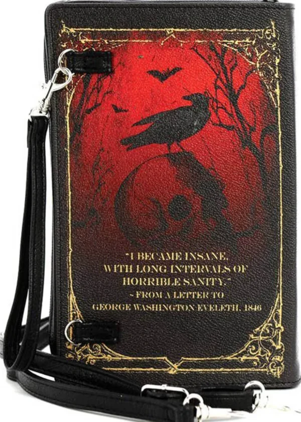 Succubus Bags Edgar Allan Poe Complete Book Shoulderbag Black