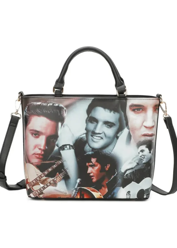 Succubus Bags Katie Elvis Presley Bag Black