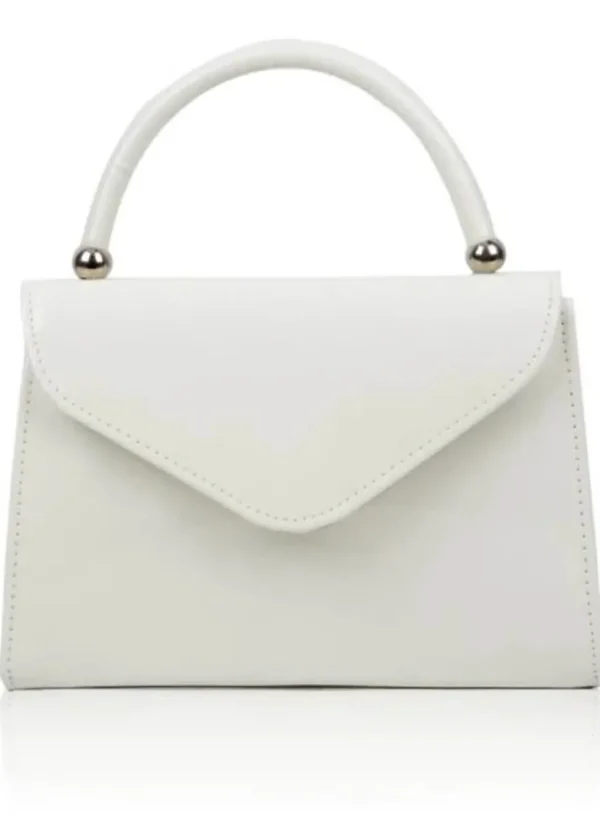 Succubus Bags Retro 50's Patent Bag White