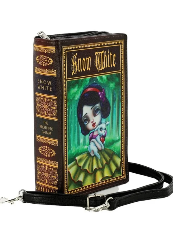 Succubus Bags Snow White Book Shoulderbag Black