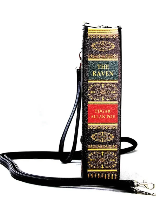 Succubus Bags The Raven Edgar Allan Poe Book Shoulderbag Black
