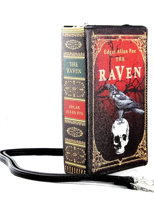 Succubus Bags The Raven Edgar Allan Poe Book Shoulderbag Black