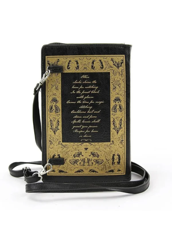 Succubus Bags The Witches Companion Book Shoulderbag Black