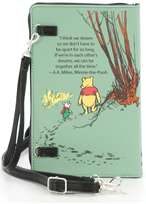 Succubus Bags Winnie the Pooh Book Shoulderbag Green