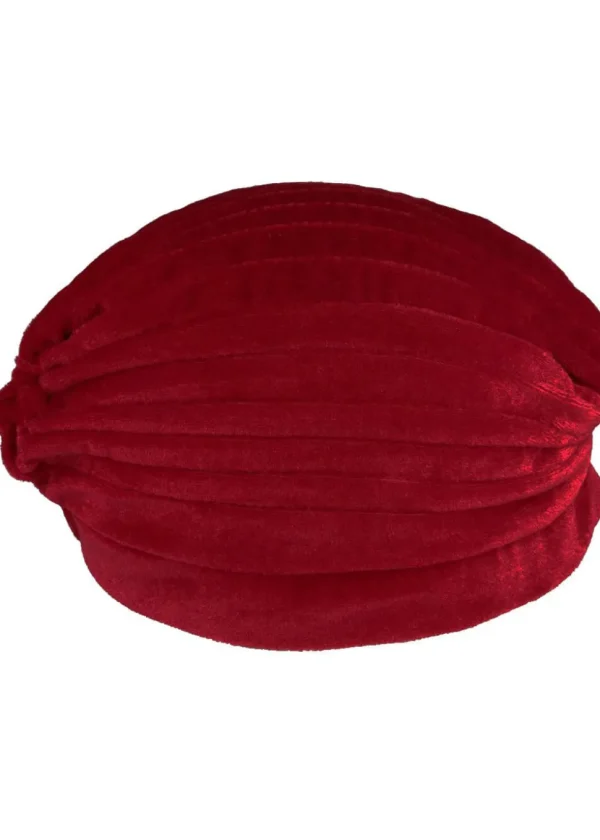 Succubus Headwear Velvet 20's Turban Wine