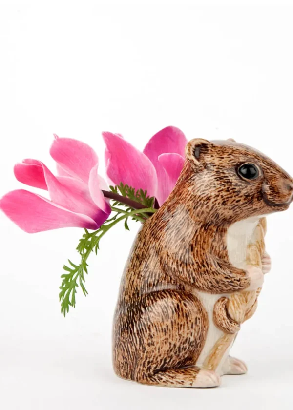 Succubus Home Animal Harvest Mouse Bud Vase Brown