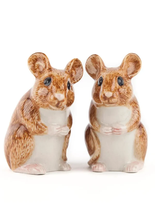 Succubus Home Animal Wood Mouse Pepper & Salt Shakers