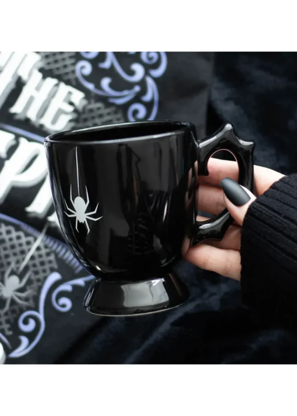 Succubus Home Batwing Spider Teacup Black
