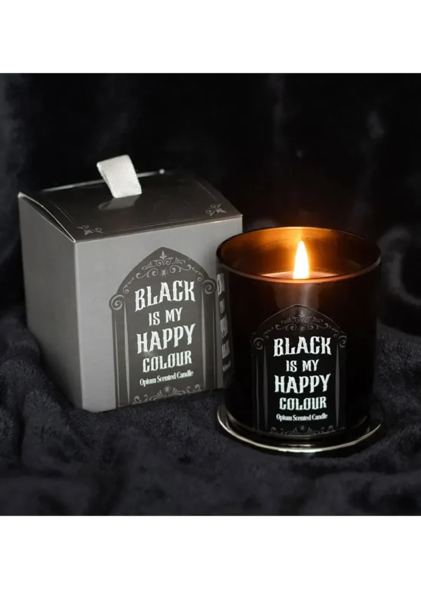 Succubus Home Black Is My Happy Colour Opium Scented Candle Black
