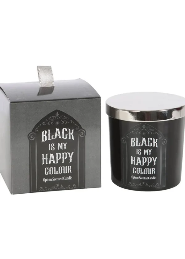 Succubus Home Black Is My Happy Colour Opium Scented Candle Black
