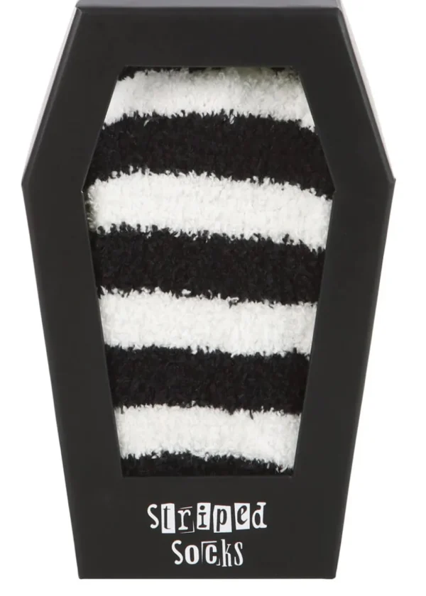 Succubus Home Coffin Giftbox Socks Black White