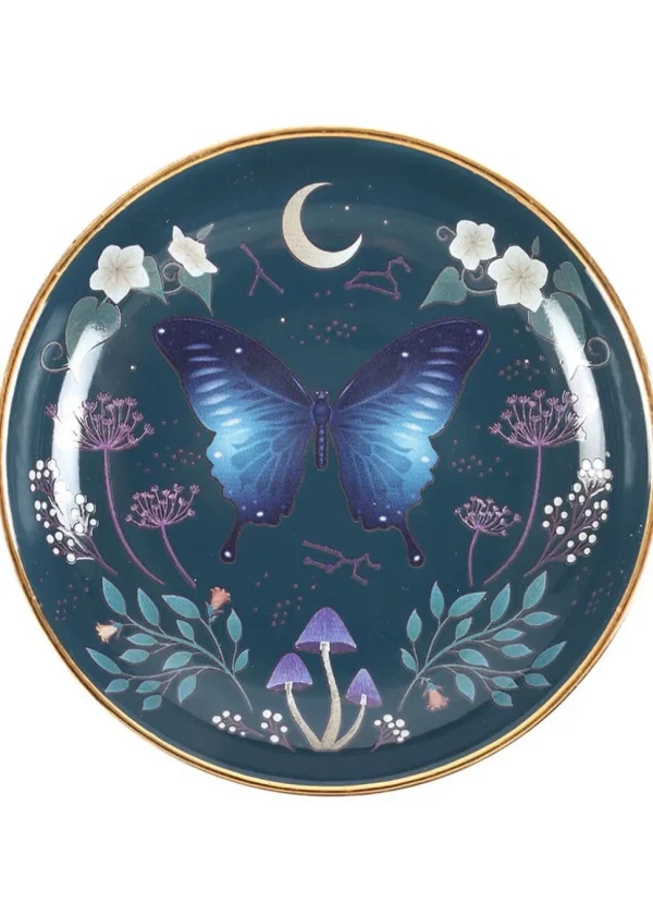 Succubus Home Midnight Moth Dish Blue