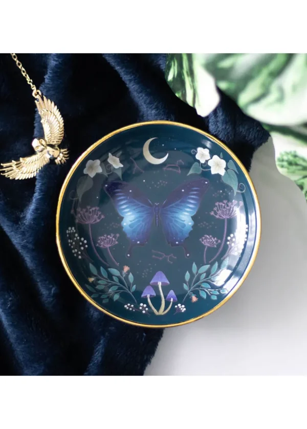Succubus Home Midnight Moth Dish Blue