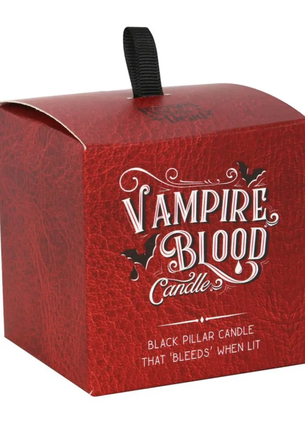 Succubus Home Vampire Blood Pillar Candle 7.5 cm Black