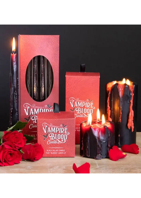 Succubus Home Vampire Blood 8 Candles Black