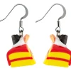 Succubus Jewels Piece of Cake Drop Earrings Red