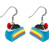 Succubus Jewels Piece of Cake Drop Earrings Blue