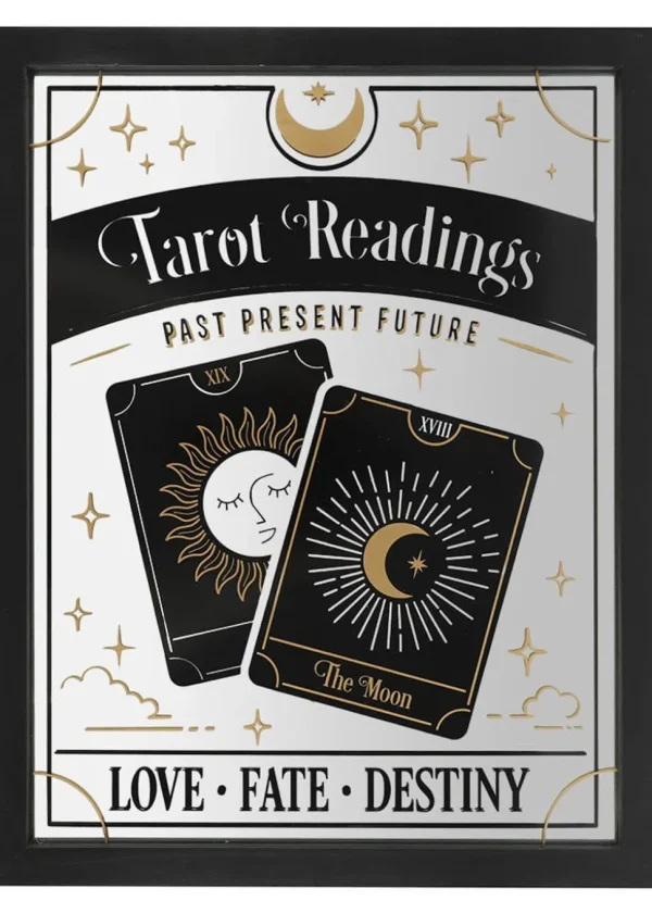 Succubus Tarot Readings Hanging Mirror Black